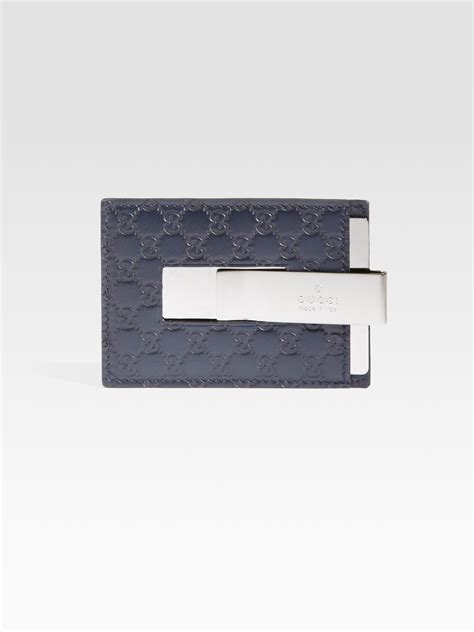 gucci money holder|gucci money clip wallet blue.